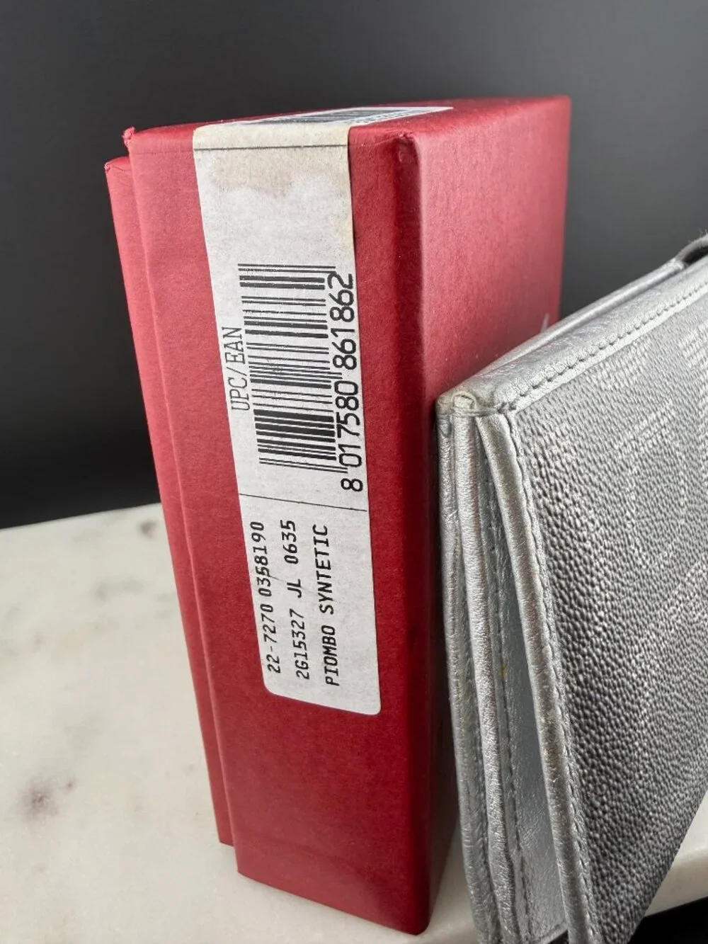Vintage Salvatore Ferragamo Gancini Silver Wallet